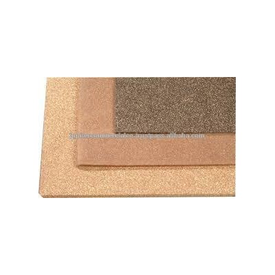 Rubberised cork sheets