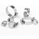 Jutye Stainless Steel Metal adjustable hose binder clip fuel line pipe clamp worm gear spring hose clamps